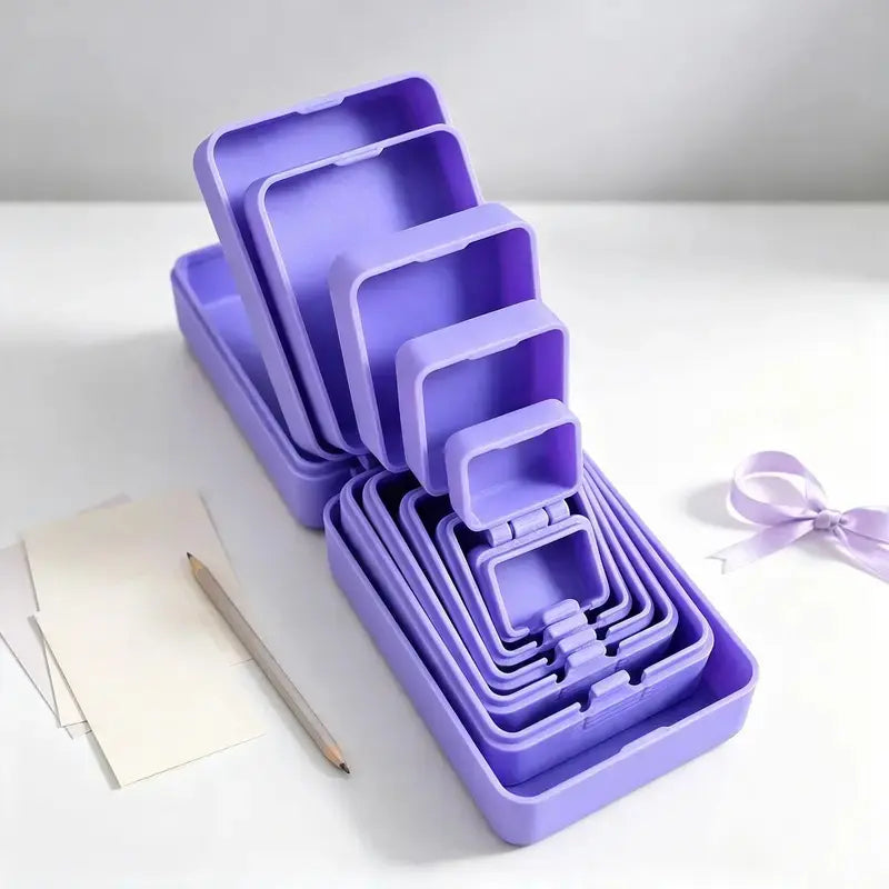 Nesting Prank Gift Box Set with 6 Hinged Boxes and Mini Figurine