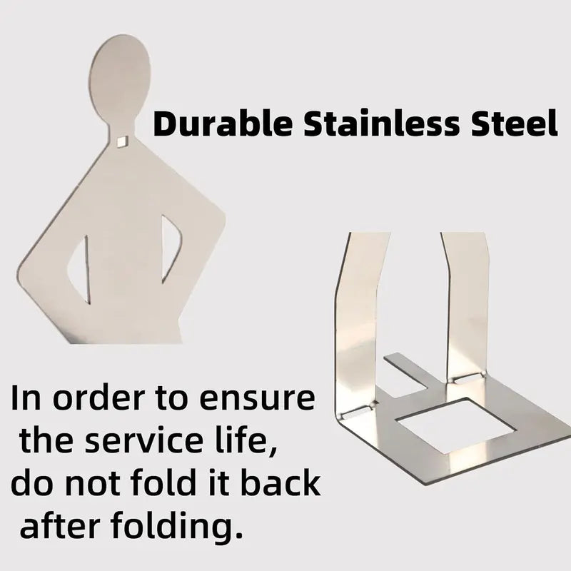 Funny Hot Dog Holder Stainless Steel BBQ Grill Stands, 2 Pack 5