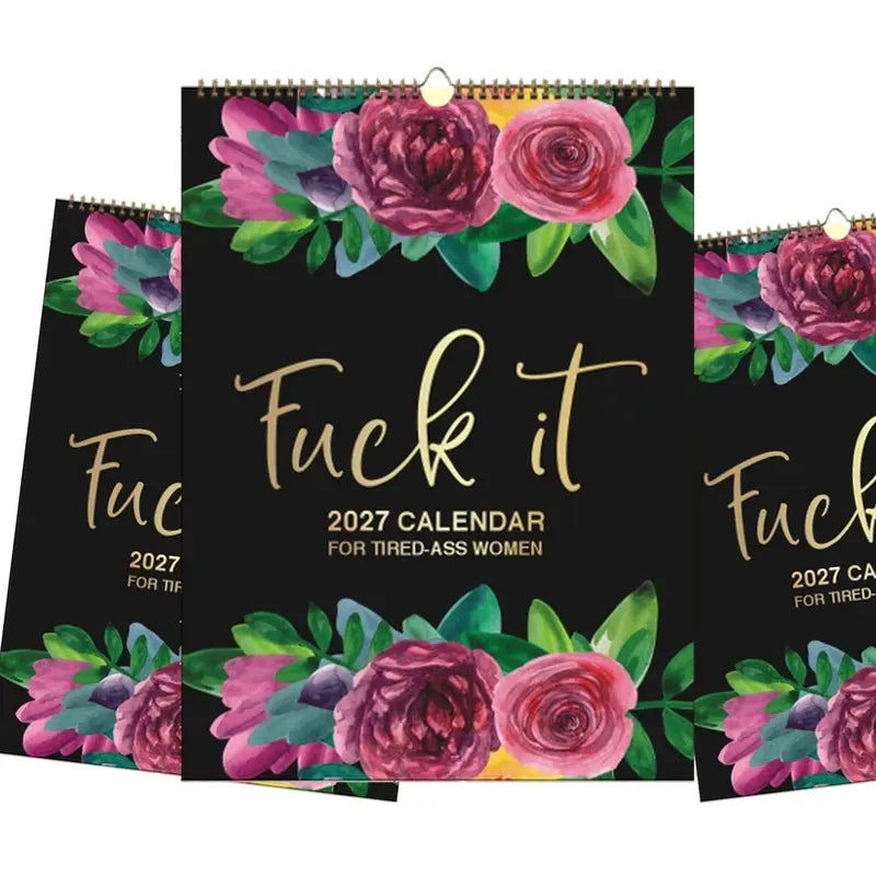 Funny 2027 Wall Calendar with Sarcastic Quotes for Women 5
