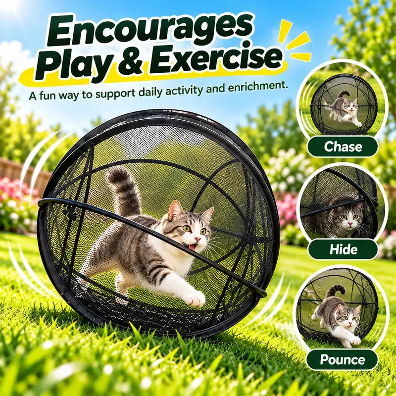 Pop-Up Cat Playpen Collapsible Mesh Enclosure, 73 cm 5