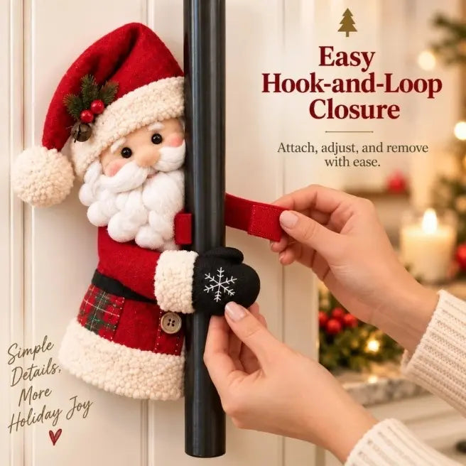 Christmas Handle Covers Santa and Snowman Plush Huggers 5