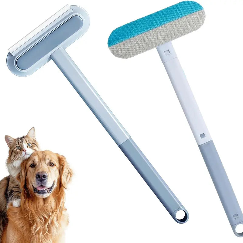 Pet Hair Remover Brush with Telescopic Handle, Washable 1