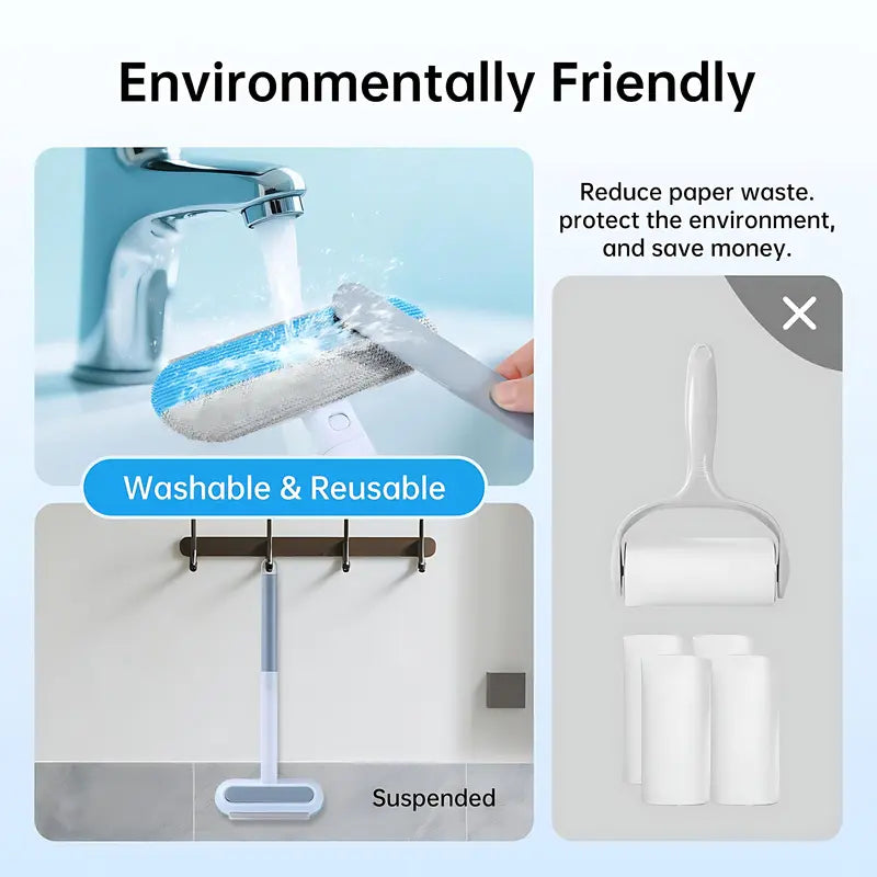 Pet Hair Remover Brush with Telescopic Handle, Washable 4