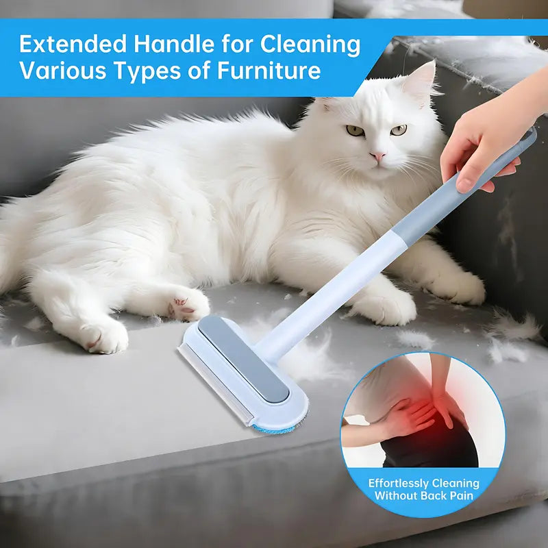 Pet Hair Remover Brush with Telescopic Handle, Washable 2