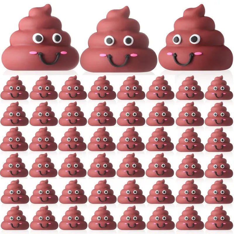 Poop Figurines Mini Bulk Pack, 25 to 100 Pieces 1