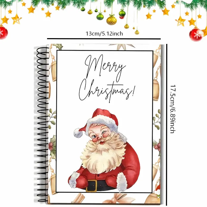 Christmas Gift Card Book Spiral-Bound Holder with 12 Pages 2