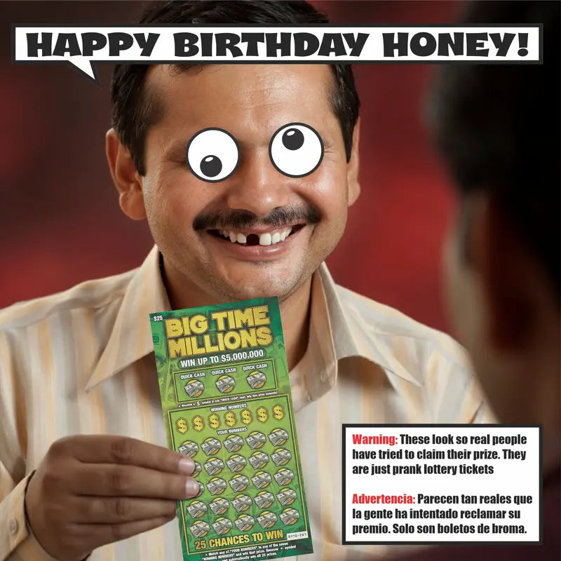 Fake Lottery Tickets Prank, 8 Winning-Look Scratchers 3